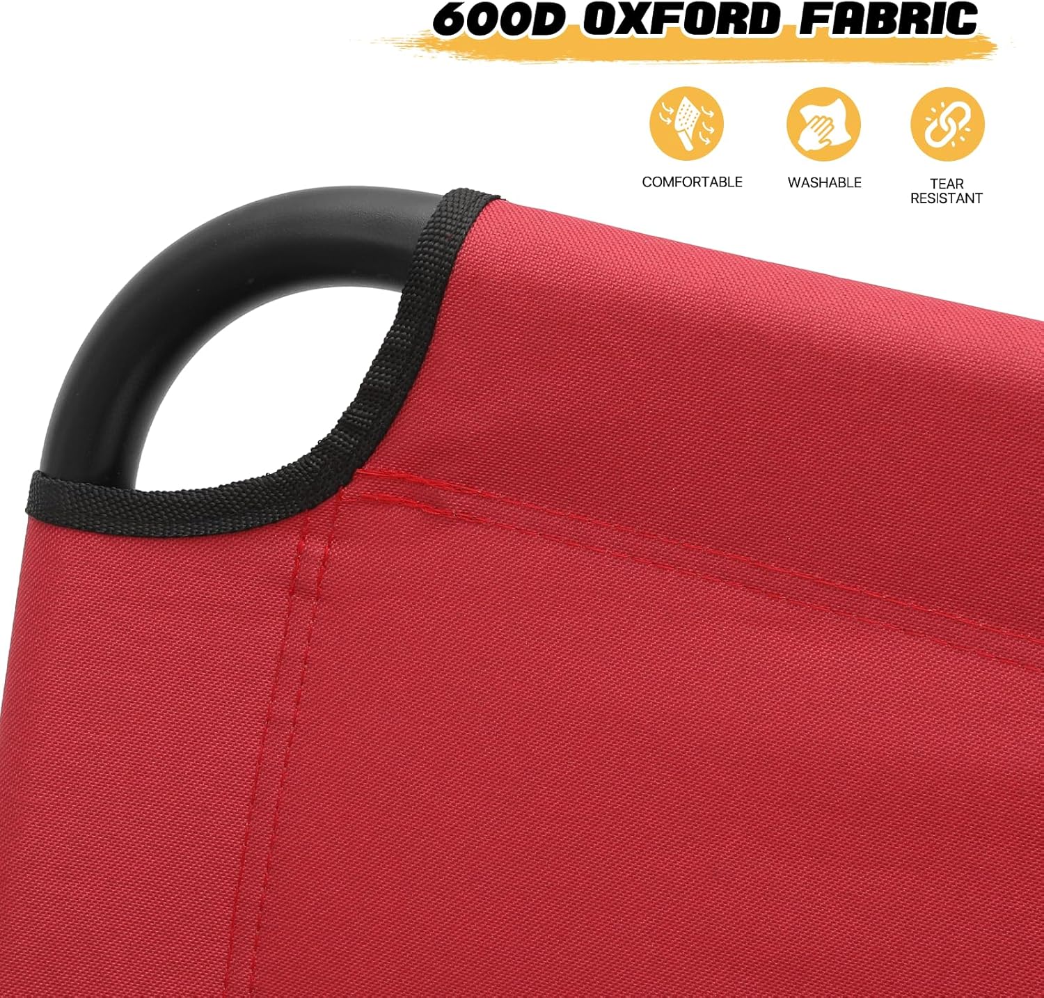 MoNiBloom Silla plegable de doble asiento para campamento, playa, césped, picnic, senderismo, viajes, portátil, plegable, plegable, para 2 personas,