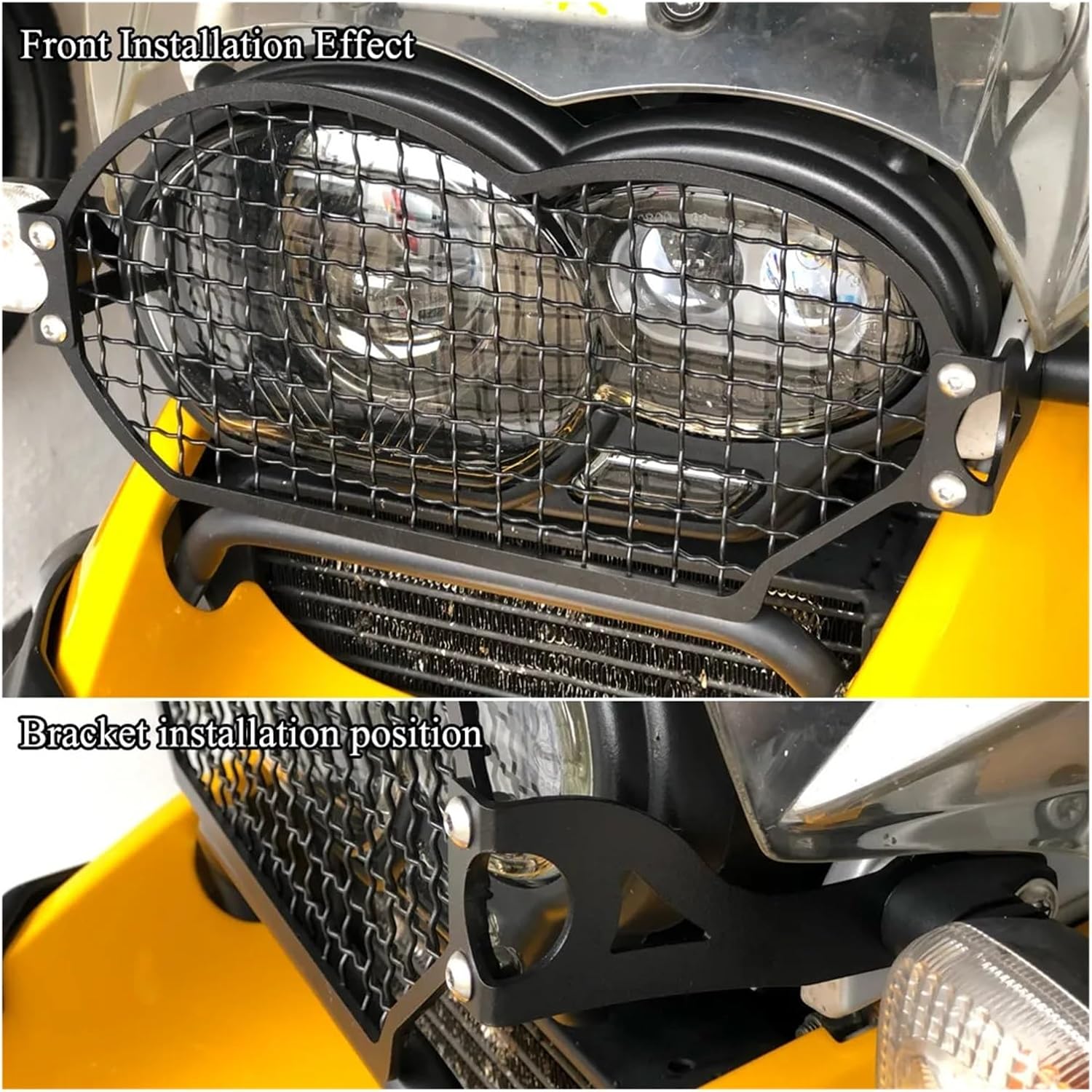 Headlight Protector Guard Cover Fit for BMW R 1200 GS R1200GS Adv R1200GS Adventure 2004-2012 Motorcycle Headlight Head Light Guard Cover Grill