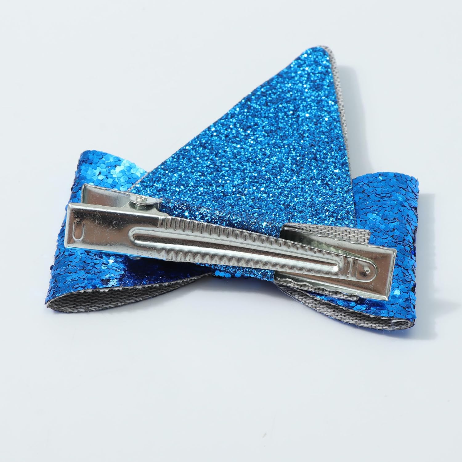 Sgehen 2 pares de pinzas para el pelo de orejas de perro azules y naranjas para niñas, accesorios de disfraz de Halloween, accesorios de disfraz de