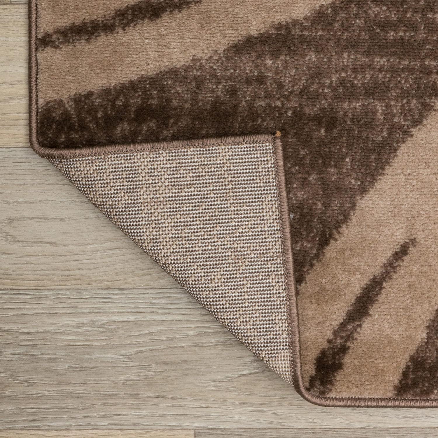 Rugshop – Alfombra moderna con diseño de círculos ondulados