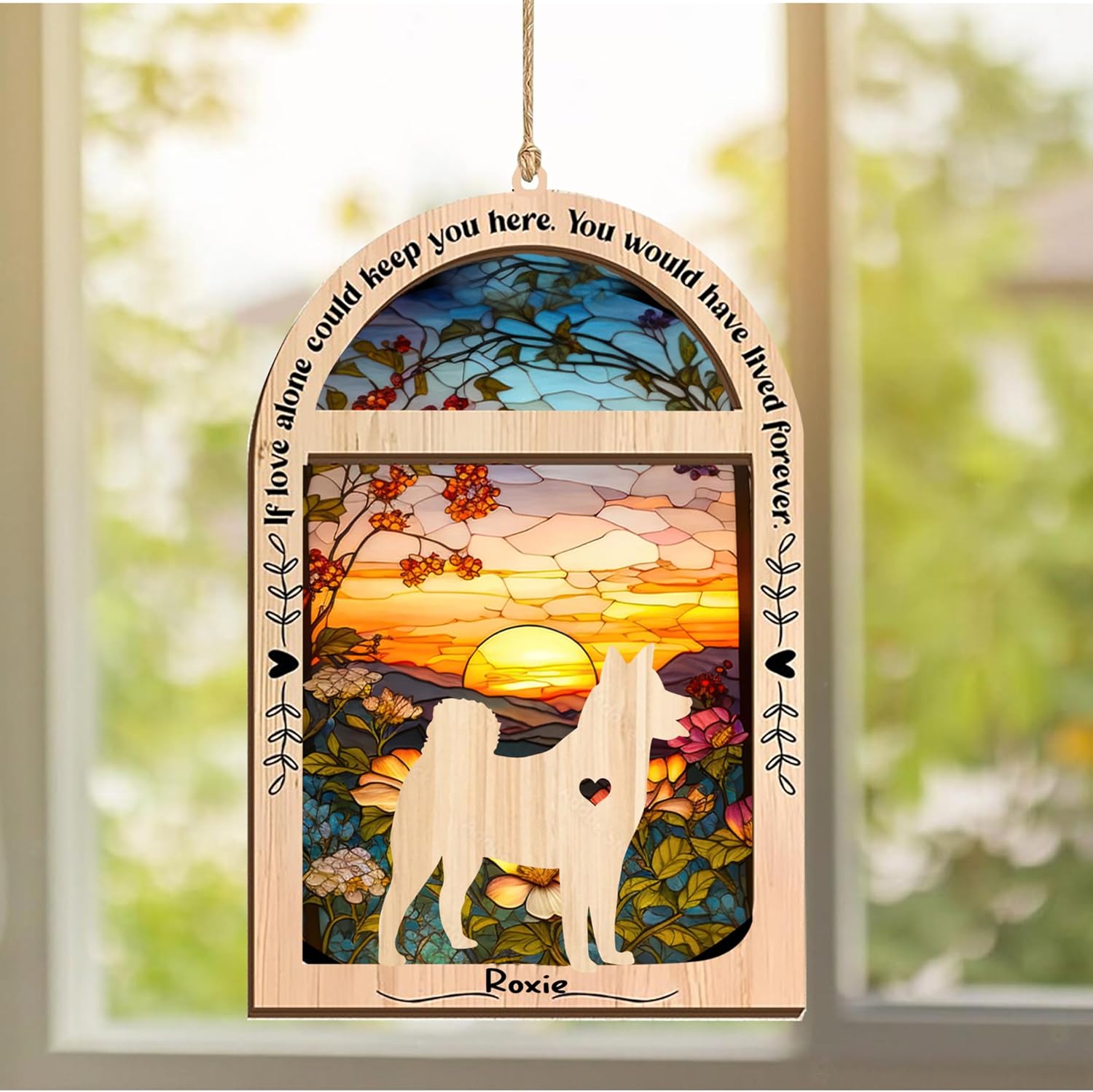 LOVELYPOD Adorno de Navidad personalizado Shiba Inu, adorno de Shiba Inu con nombre, pérdida de mascotas, regalos para los amantes de los perros,