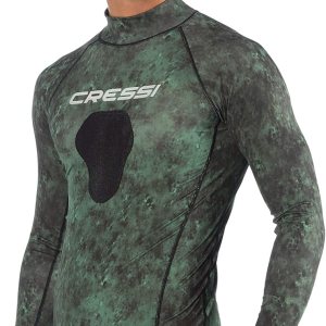 Cressi Protector de erupción de camuflaje para buceo Videomakers y pesca submarina – Cuello redondo – consigue el equipo Hunter Cressi Protector de erupción de camuflaje para buceo Videomakers y pesca submarina – Cuello redondo – consigue el equipo Hunter