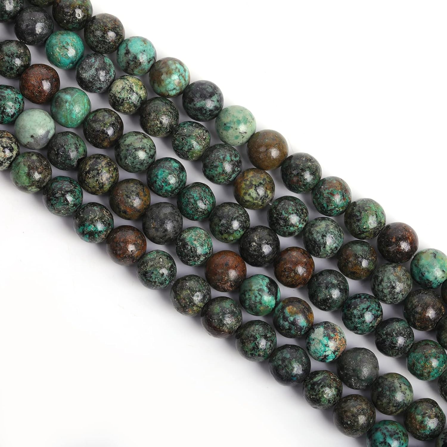 85 cuentas de piedras preciosas naturales de 0.157 pulgadas, cuentas de piedra de energía curativa de 15.5 pulgadas para fabricación de joyas,