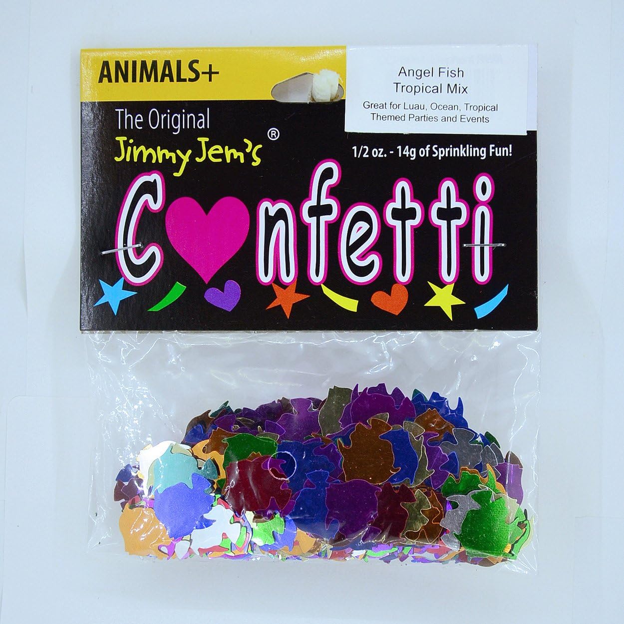 Confeti Angel Fish Multicolores – Paquete al por menor #8152 QS0