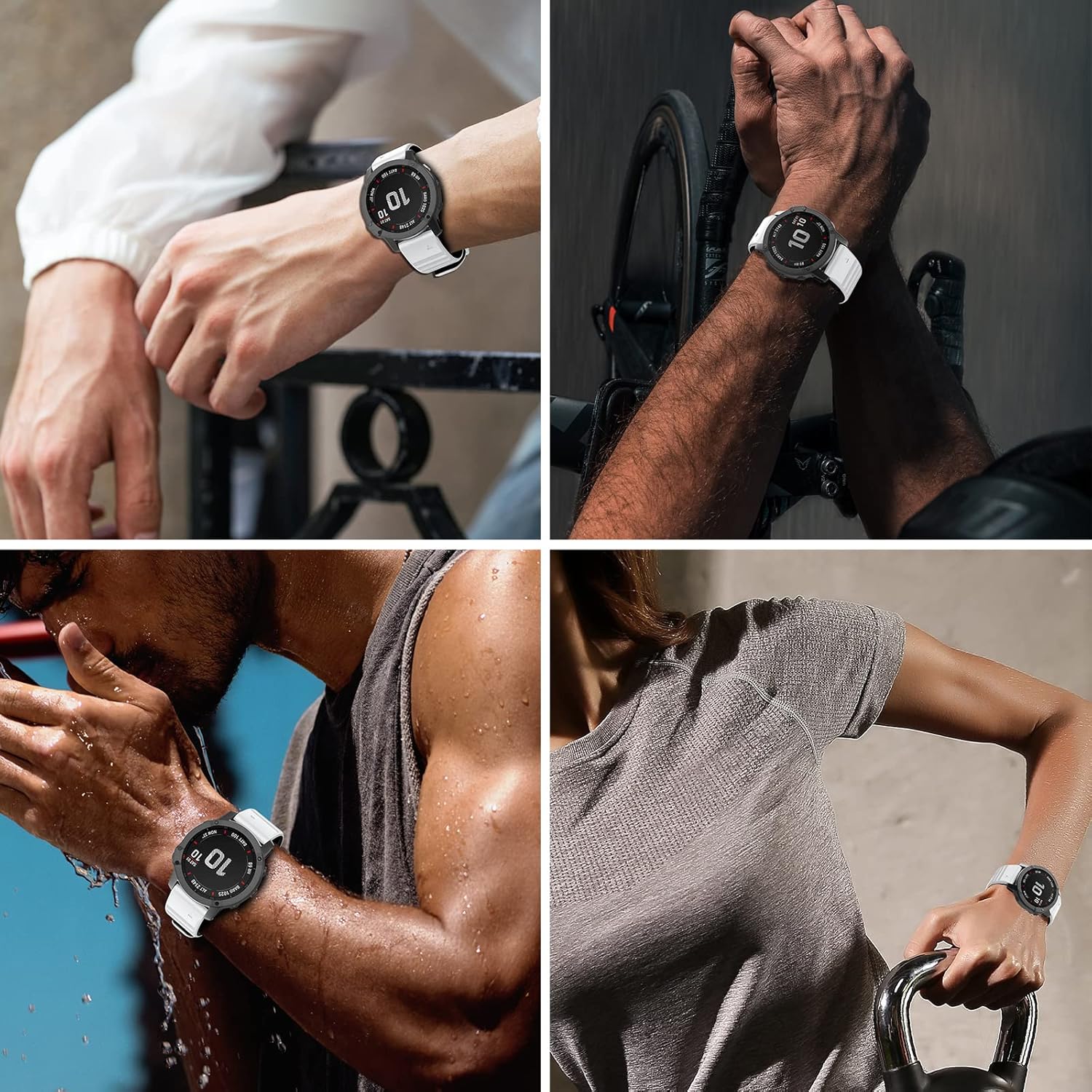 ISABAKE Compatible con Fenix 6 Watch Band para Fenix 6 ProFenix 5Fenix 5 PlusFenix 7Forerunner 935Forerunner 945Approach S60Quatix 5