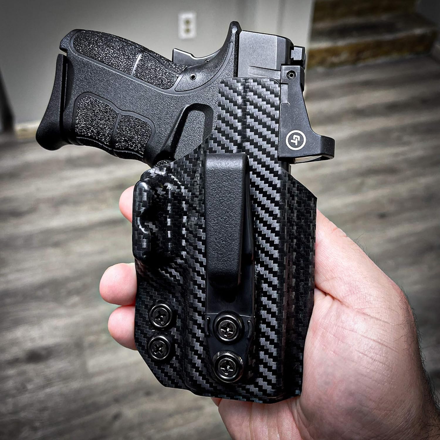 Inside The Waist Belt Wing – Funda plegable para Springfield Hellcat con TLR-6