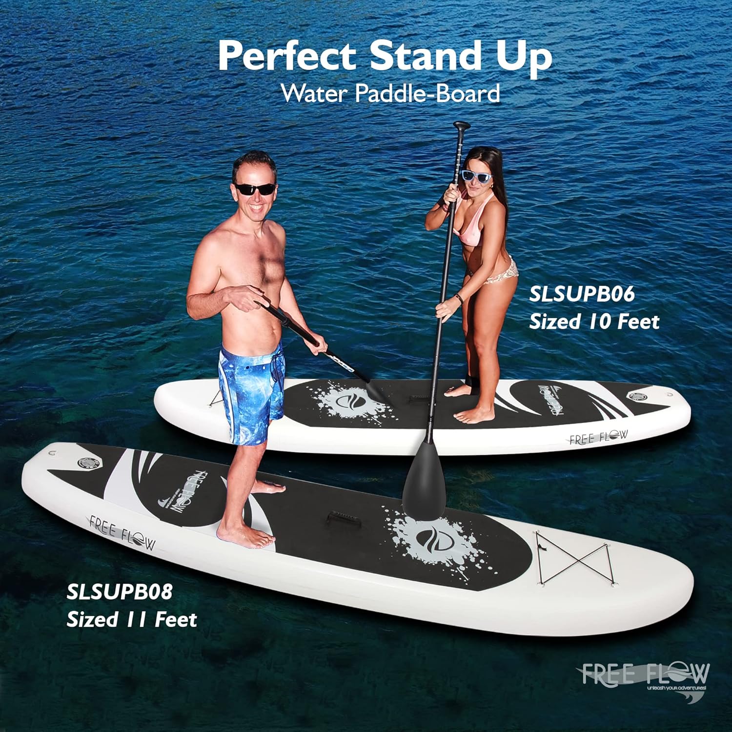 SereneLife Tabla de remo inflable (6 pulgadas de grosor) con accesorios de SUP de primera calidad, asiento y bolsa de transporte  Aleta inferior