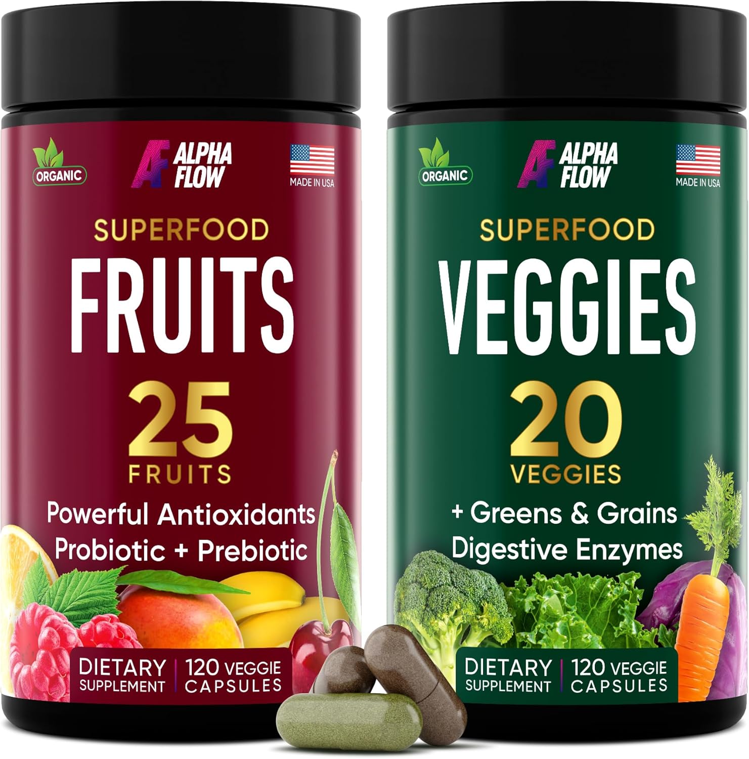 Suplemento de frutas y verduras  Boost Energy con suplementos de frutas y verduras  Suplemento de fibra para la salud intestinal + Karela  Polvo de