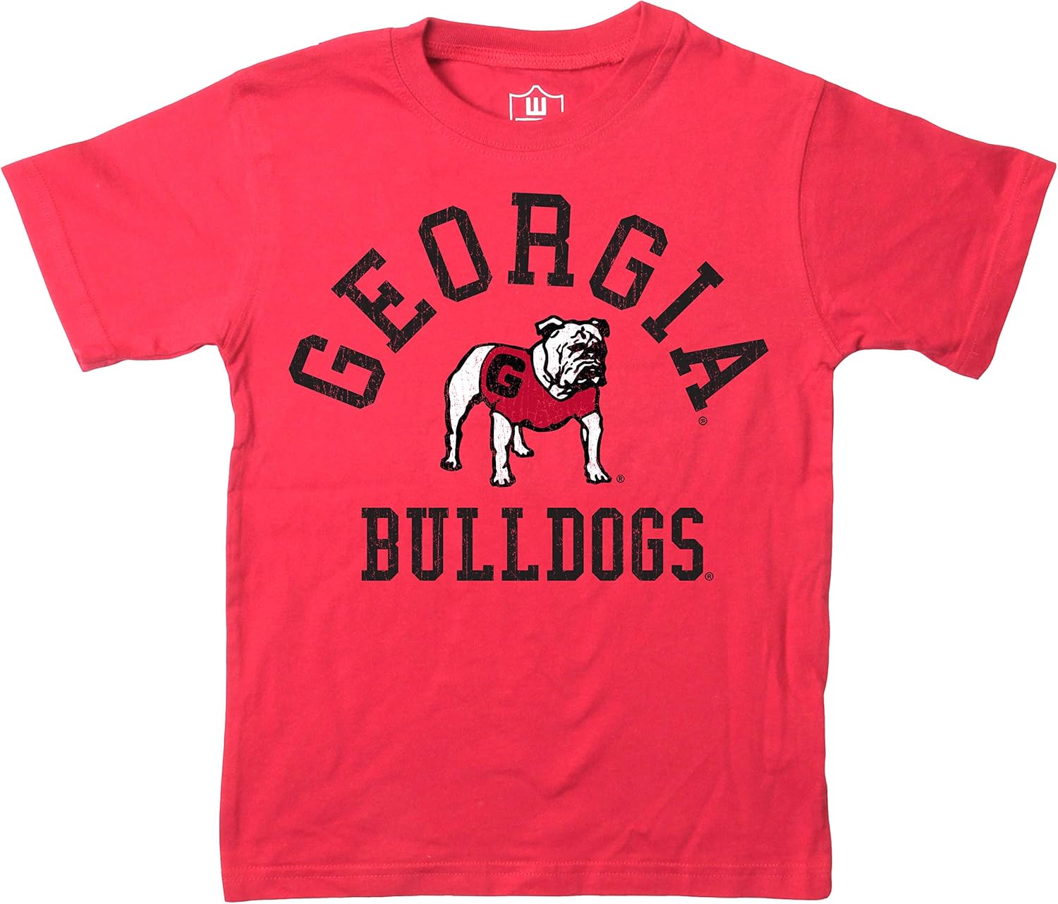 Camiseta de algodón orgánico de manga corta para niños de la NCAA