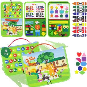 La Granja de Zenon Montessori Actividades Aprendizaje – Aprendizaje preescolar divertido con alfabeto y números, juguete educativo de viaje ideal La Granja de Zenon Montessori Actividades Aprendizaje – Aprendizaje preescolar divertido con alfabeto y números, juguete educativo de viaje ideal