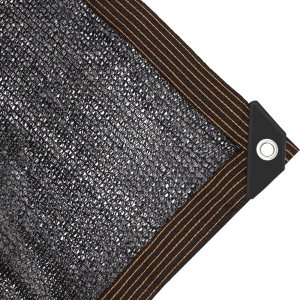 65% -75% negro protector solar paño con ojales sellados para plantas de jardín, invernadero, granero (12 x 12 pies) 65% -75% negro protector solar paño con ojales sellados para plantas de jardín, invernadero, granero (12 x 12 pies)