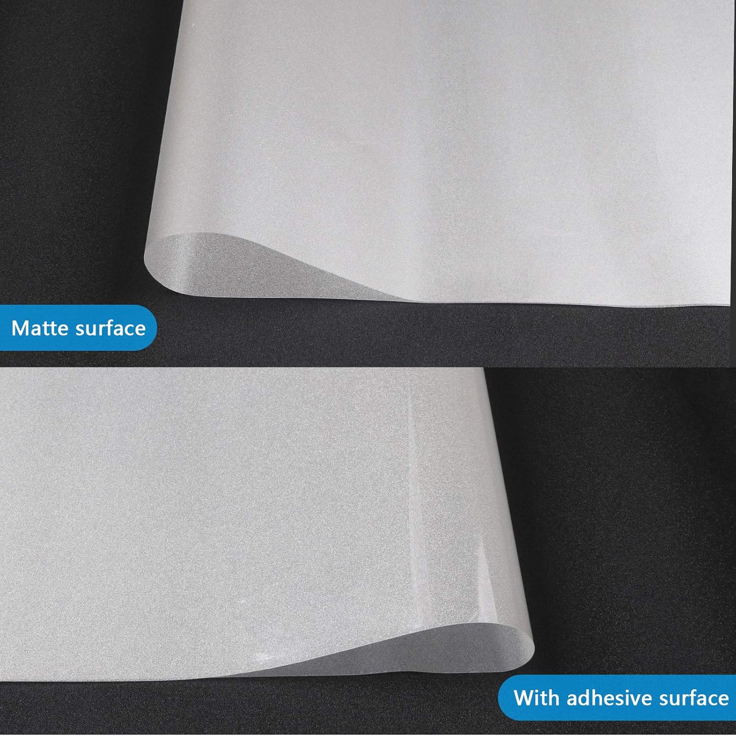 Película de privacidad para ventana, bloqueo solar, UV, película de vidrio esmerilado para ventana, autoadhesivas, calcomanías de control de calor,