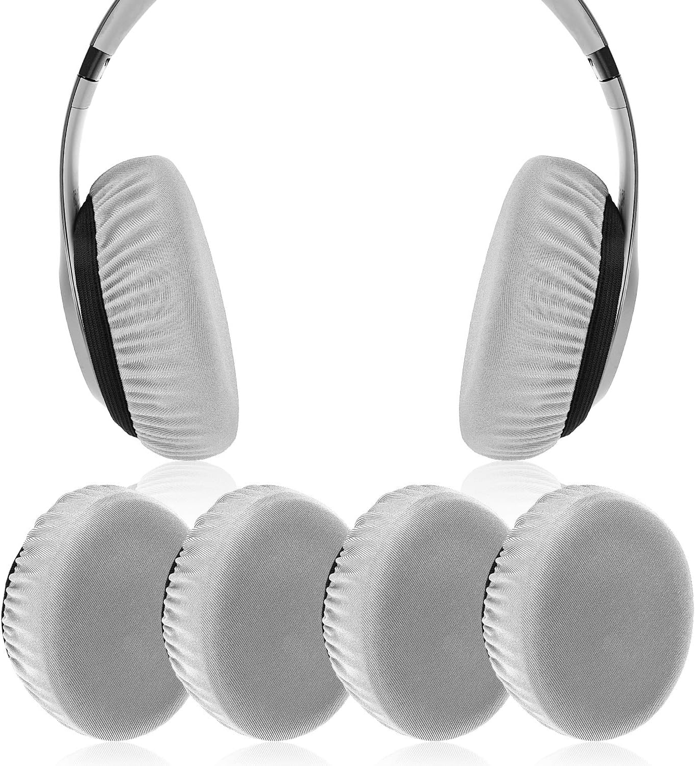 Almohadillas protectoras de tela flexible con licra elástica y lavable para Beats Studio 32 Bose QC35 25 15 y otros auriculares con almohadillas de
