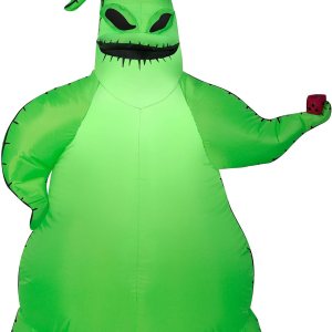 Gemmy Oogie Boogie inflable de 3.5 pies con soplado por aire de Disney Gemmy Oogie Boogie inflable de 3.5 pies con soplado por aire de Disney