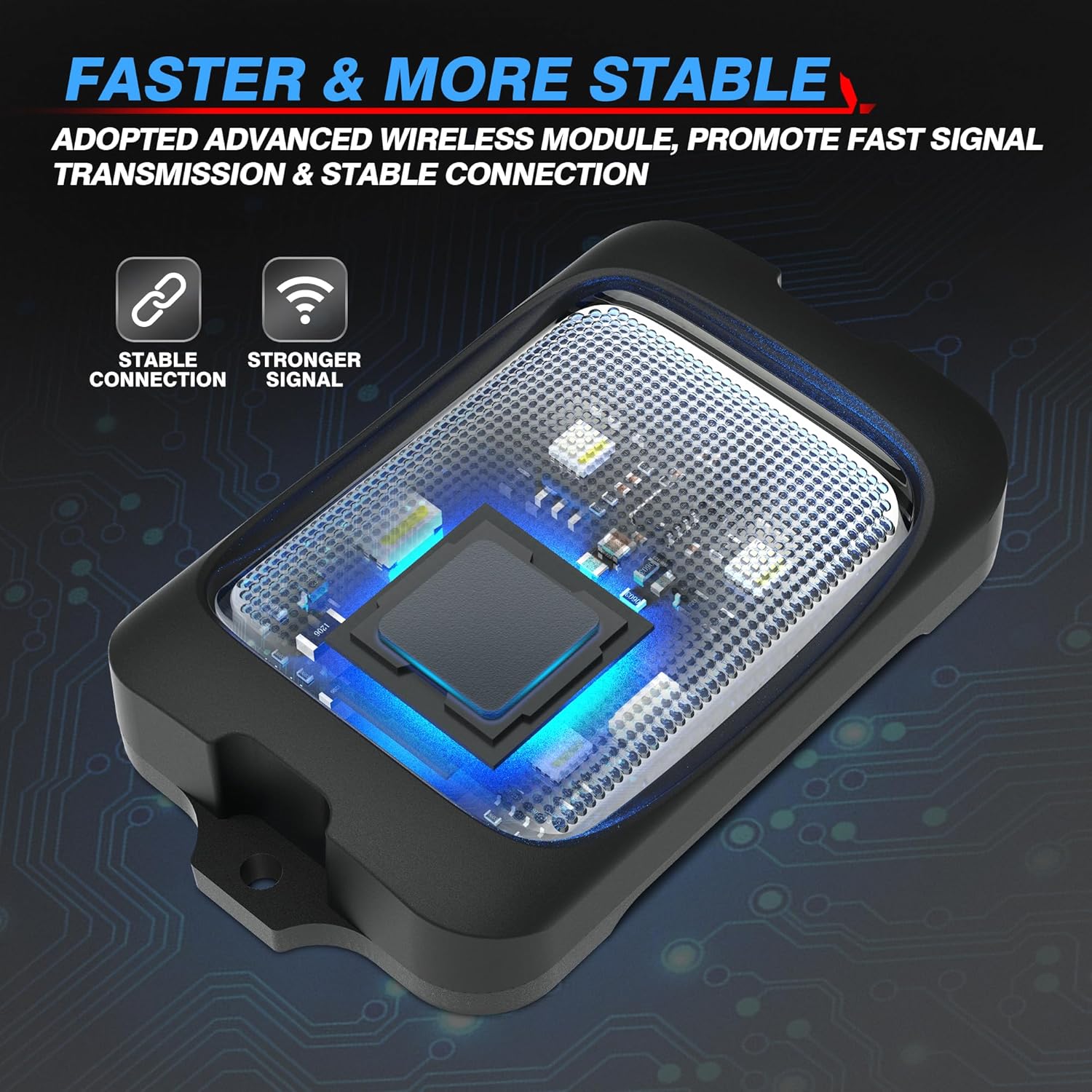 MICTUNING C3 – Luces de roca LED extensibles RGBW con control inalámbrico, 12 cápsulas, luces subterráneas multicolor con aplicación Bluetooth y
