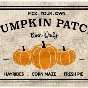 Tapete de decoración de otoño, tapete de calabaza para otoño, decoración de otoño, otoño, Acción de Gracias, tapete para interruptor, tapete de Tapete de decoración de otoño, tapete de calabaza para otoño, decoración de otoño, otoño, Acción de Gracias, tapete para interruptor, tapete de