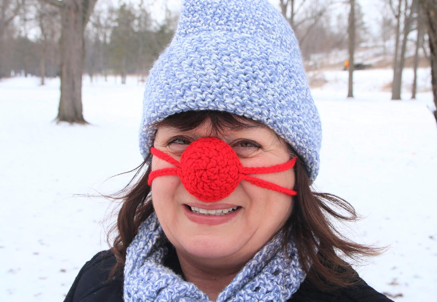Crochet Sweetheart Nose Warmer – Great Christmas, Valentines, Anniversary, Birthday Gift for Him or Her