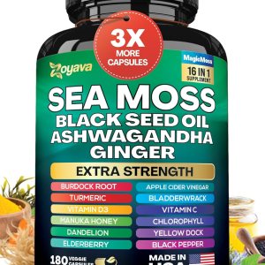 Musgo marino 7000 mg Aceite de semilla negra 4000 mg Ashwagandha 2000 mg Cúrcuma 2000 mg Bladderwrack 2000 mg Bardana 2000 mg y jengibre Vitamina C Musgo marino 7000 mg Aceite de semilla negra 4000 mg Ashwagandha 2000 mg Cúrcuma 2000 mg Bladderwrack 2000 mg Bardana 2000 mg y jengibre Vitamina C