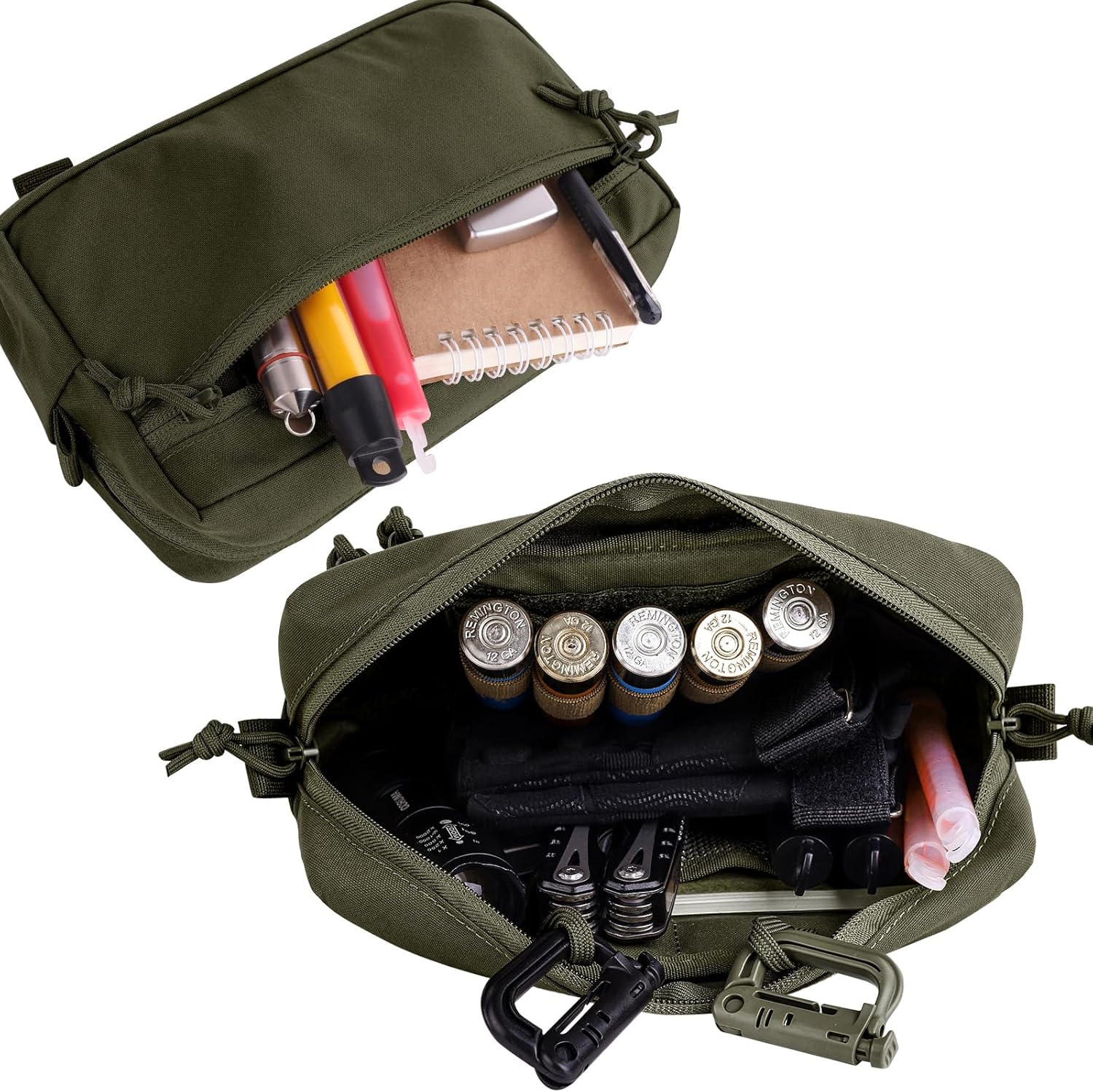 Bolsa táctica Molle Admin Wide GP Utility Bolsas para chaleco y cinturón de servicio como bolsa de almacenamiento ampliada Cummerbund