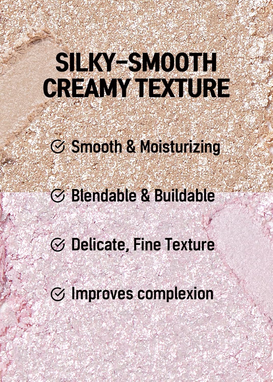 COLORGRAM Milk Bling Heartlighter 01 Peach Heart  Resaltador cremoso versátil sedoso con acabado brillante, brillo suave y natural, perfecto para