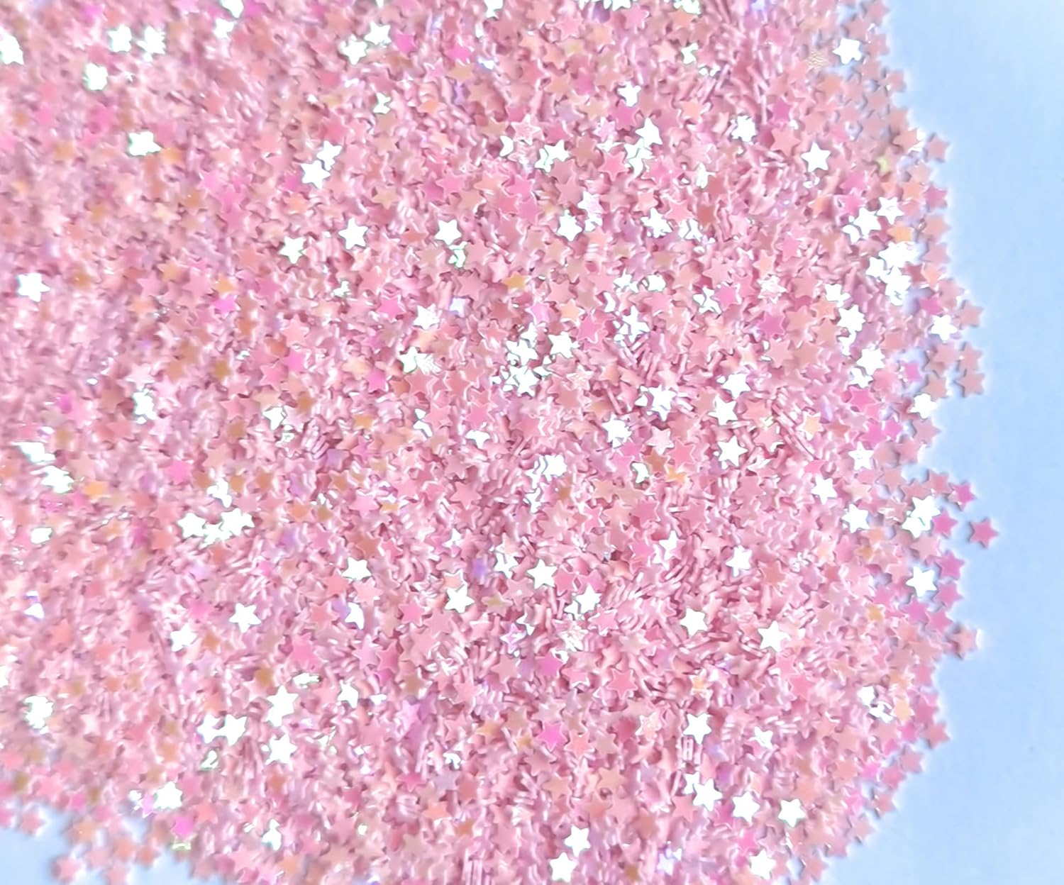 Art Craft – Brillantina con forma de estrellas de cinco puntas de 0.118 pulgadas, lentejuelas de confeti para manualidades, arte de uñas, obras de