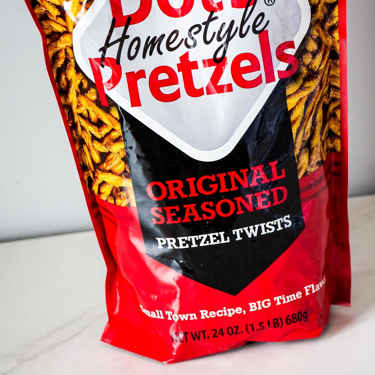 Dot’s Homestyle Pretzels  Twists originales de pretzel sazonado  Gourmet y sabroso  1, bolsa de 24 onzas