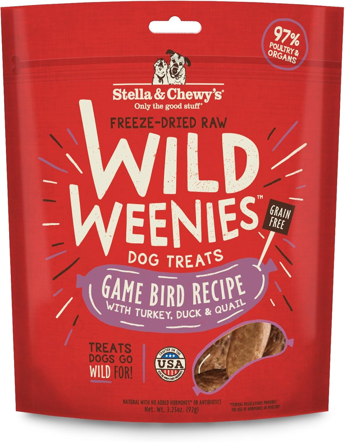 Stella & Chewy’s Freeze Dry Wild – Weenies para perros