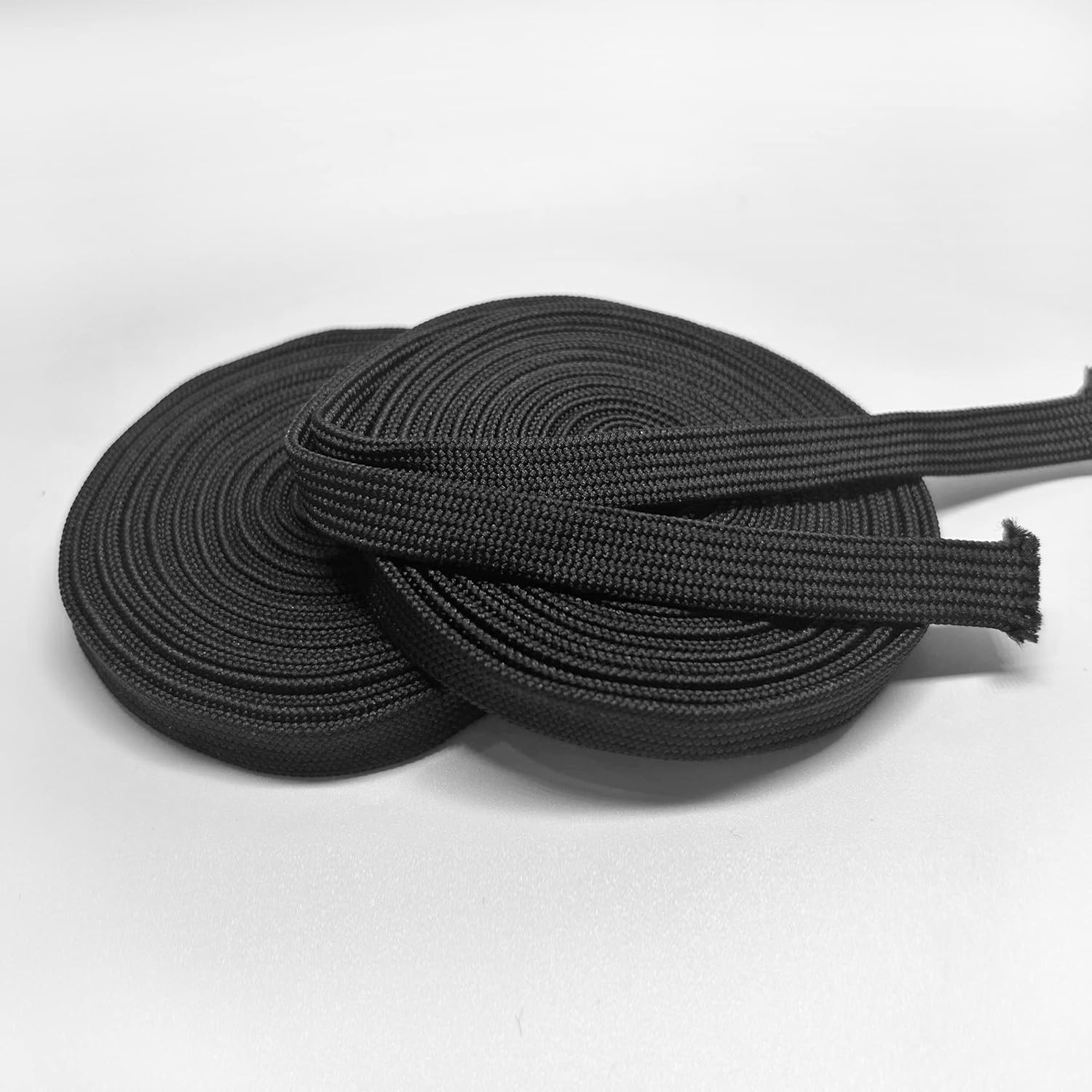 (26 pies de algodón negro ito) AlgodónSedaCuero Sageo Sword tsuka Mango para Samurai Japonés Wakizashi Tanto Katana Sword