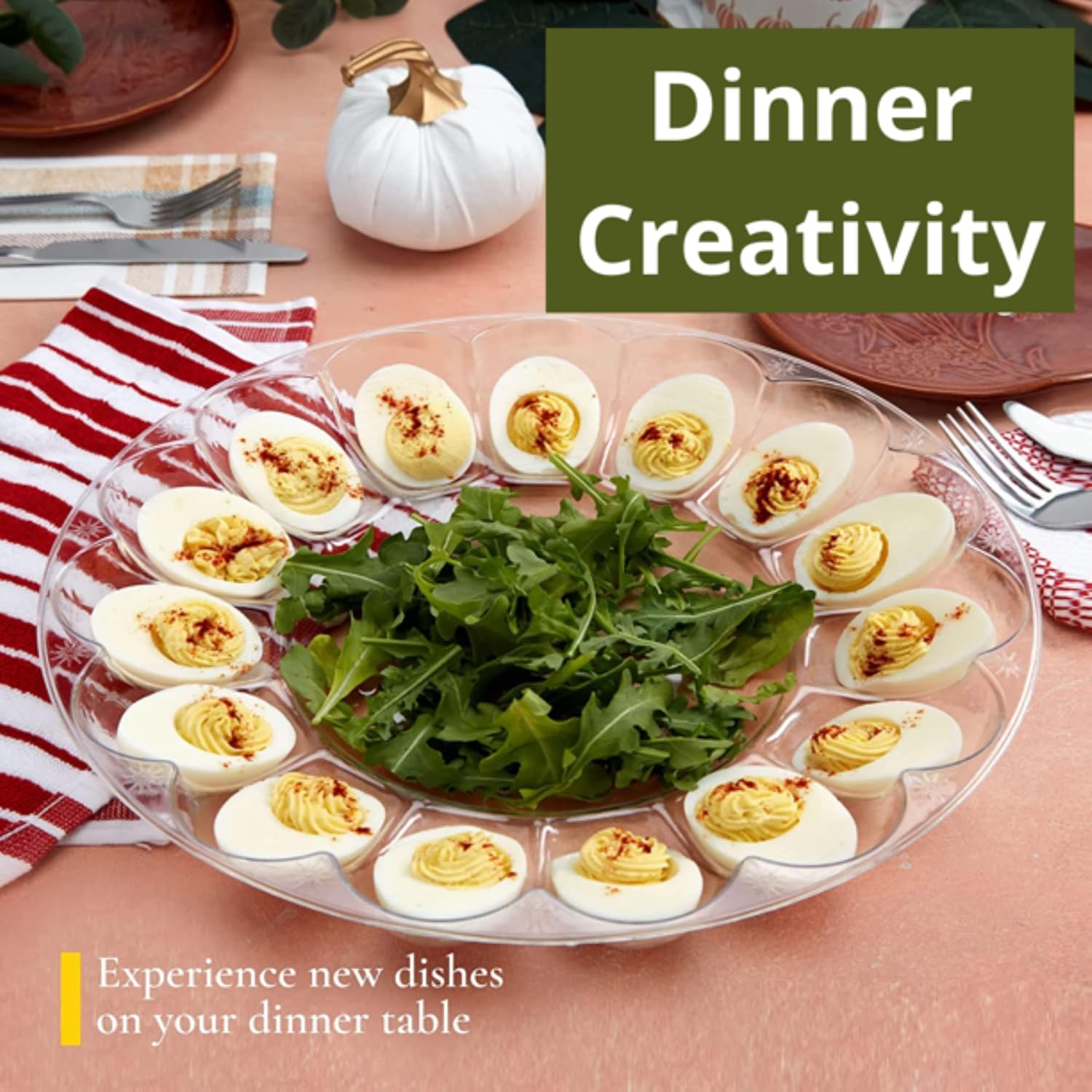 KRE Sure – Portador de huevos con tapa de 10.375 x 3.5 pulgadas, seguro para congelador, cocina, exterior, interior, cocina, cocina, día de San