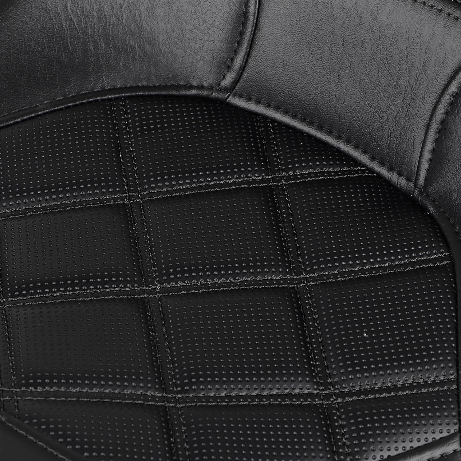 YDLMT Juego de asiento de pasajero con costuras negras para Harley Touring Road King Electra Glide Street Glide Road Glide Ultra Limited 2009 y