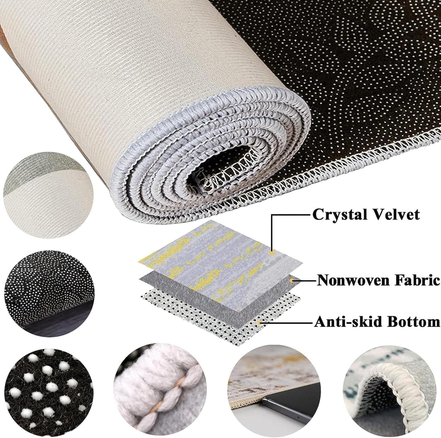 Alfombra de área degradada naranja y azul, moderna, sencilla, alfombra fácil de limpiar, antideslizante, de pelo bajo, esponjosa, cómoda, suave,