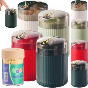 Dispensador automático de palillos de dientes, divertido dispensador automático de palillos de dientes, dispensador portátil y creativo para Dispensador automático de palillos de dientes, divertido dispensador automático de palillos de dientes, dispensador portátil y creativo para