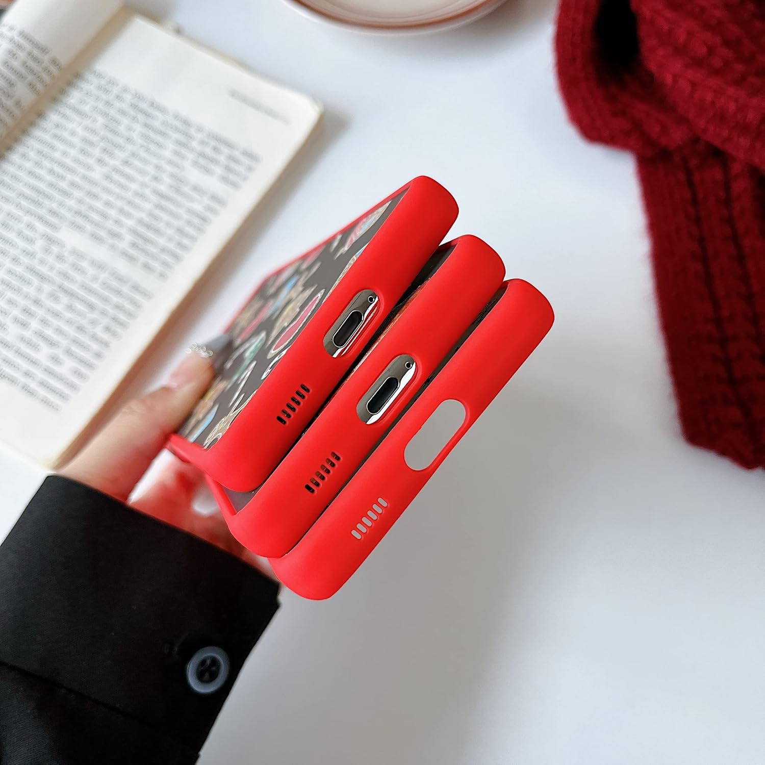 ZTOFERA Funda de Navidad para Sumsung Galaxy S21 Ultra 5G, lindo patrón de Feliz Navidad, funda protectora de silicona translúcida de policarbonato
