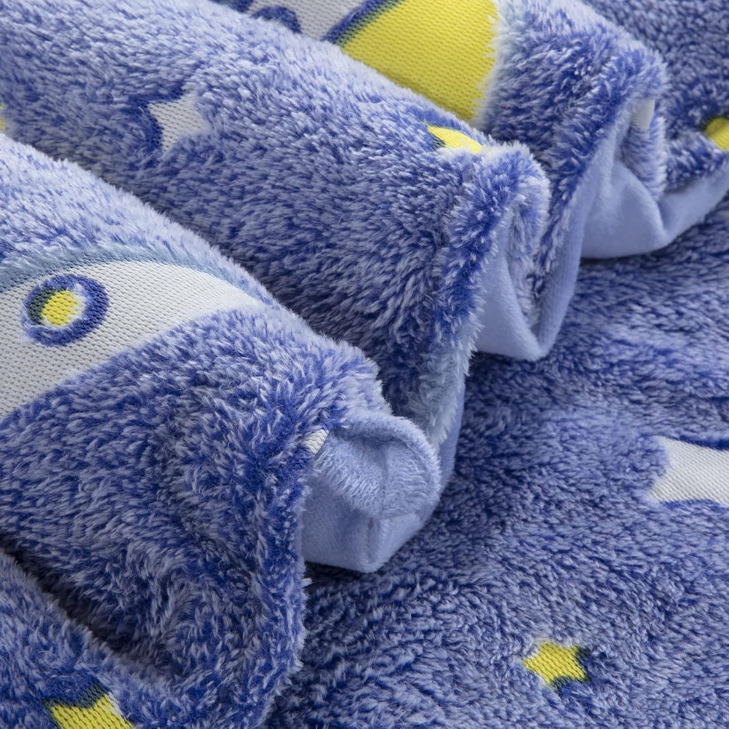 HOMBYS Juego de edredón que brilla en la oscuridad de 5 piezas individualindividual XL con sábanas, juegos de edredón de terciopelo de astronautas
