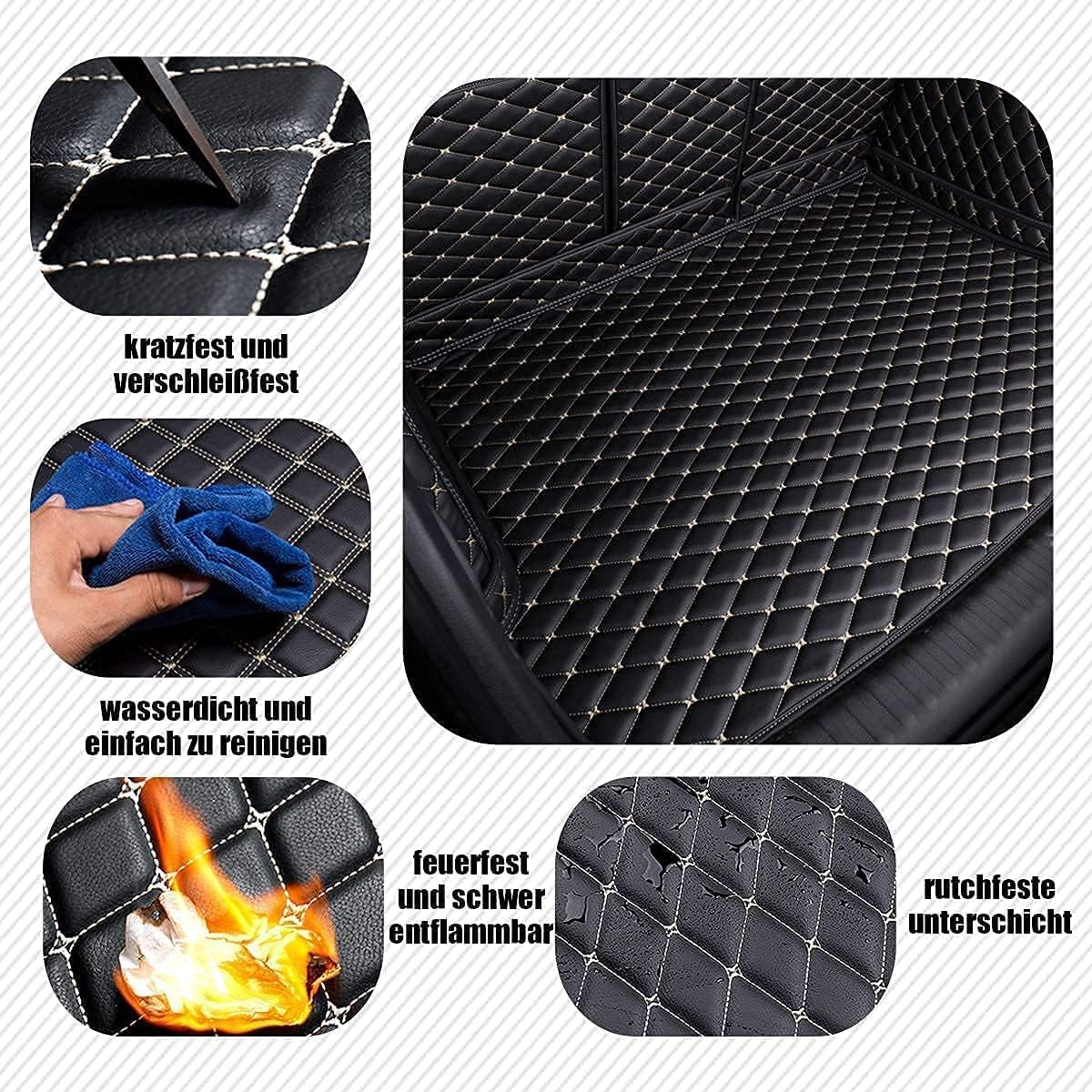 Forro para maletero de automóvil, para Mazda CX-3 2018-2023, antideslizante, impermeable, de cuero, protector de maletero trasero, accesorios de