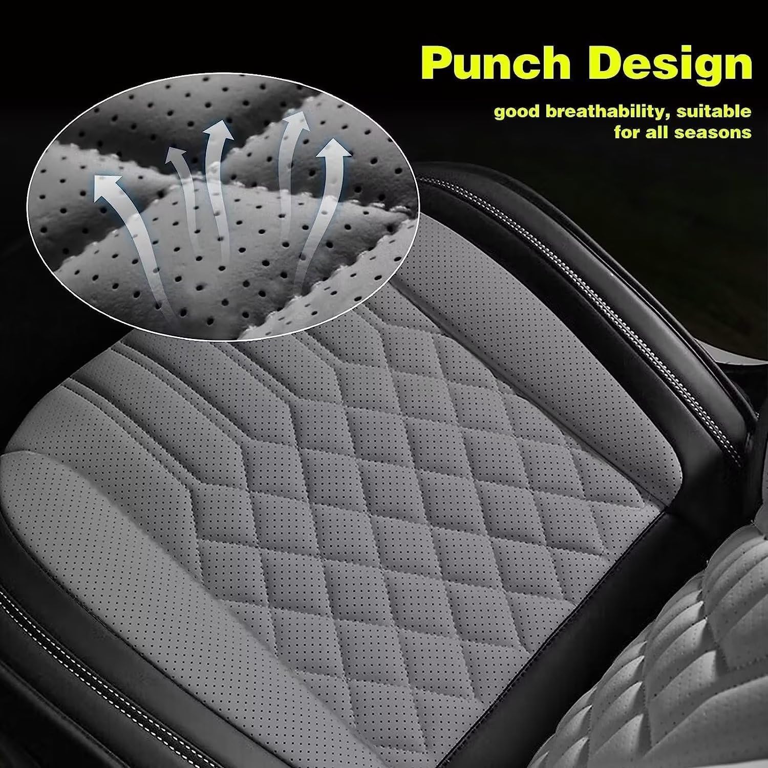 Fundas de asiento de automóvil para 2 asientos delanteros, aptas para Hyundai Sonata 2007-2023 2024 con compatible con bolsas de aire, accesorios de