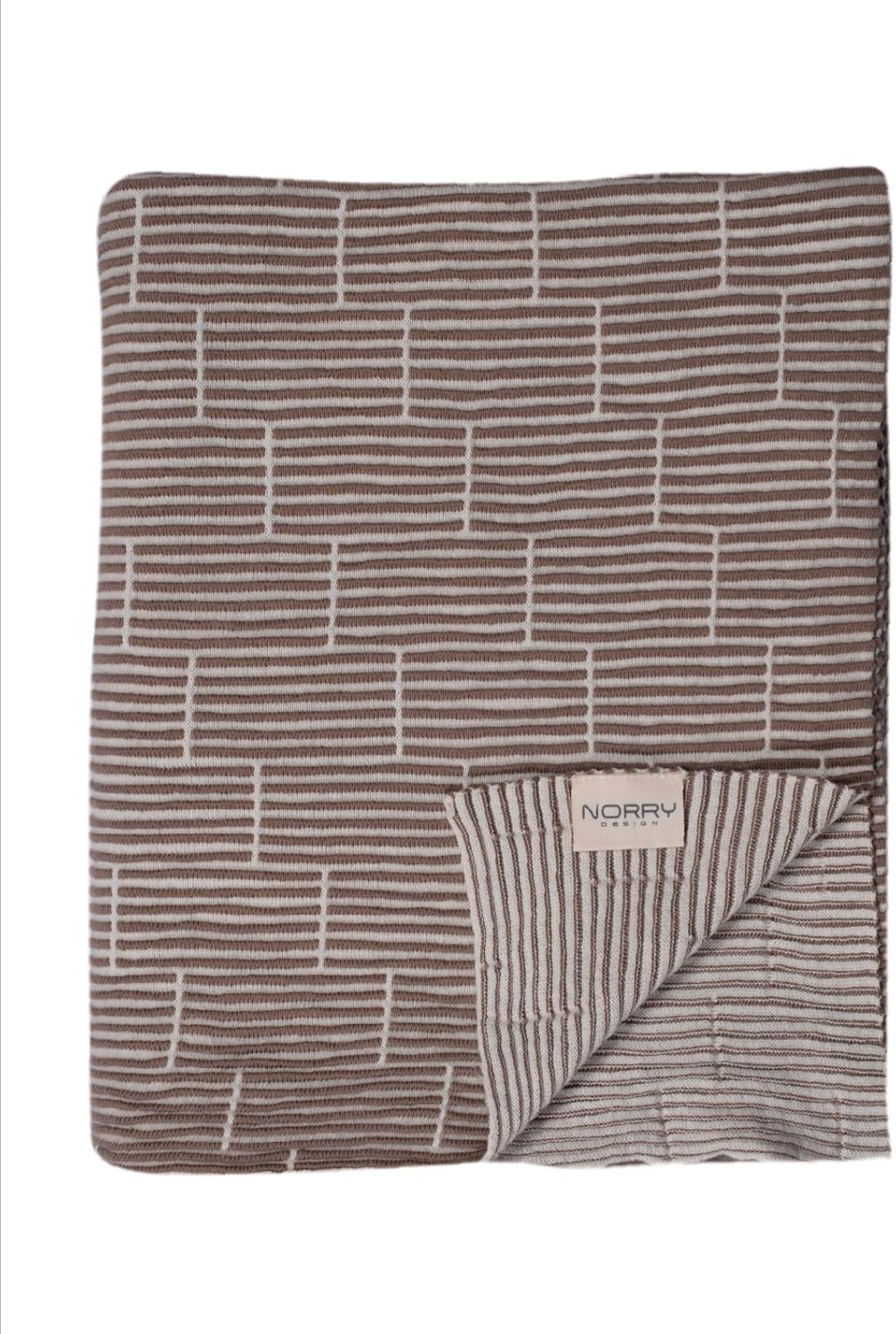 Norry Design Manta de punto para niños y adultos para mantenerse caliente  Se utiliza en sofá, sofá y cama  Línea de otoño de felpa suave de algodón