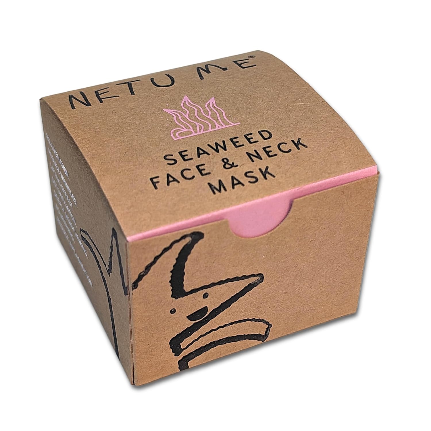 Máscara facial de algas vivas. Unisex. Fabricado en Nueva York. Con extracto de algas marinas, ácido hialurónico. Rejuvenecimiento, reduce las
