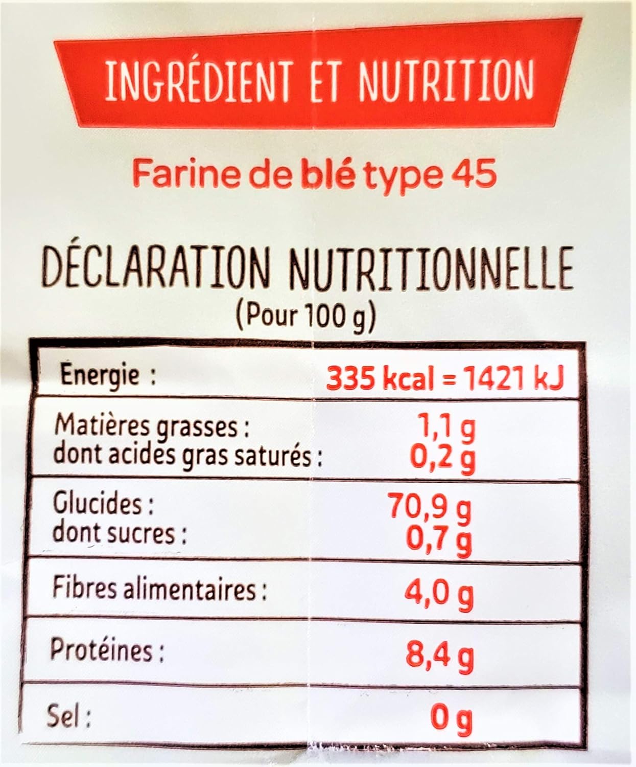 Francine Farine de ble Fluide – Harina de trigo líquida original T45 importada francesa, (2 unidades, total de 4.4 lbs)