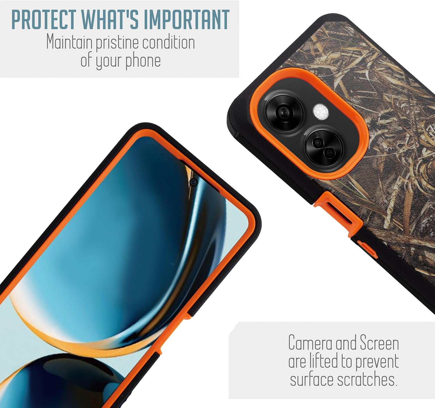 6goodeals Funda protectora resistente para Oneplus Nord N30 5G, a prueba de golpes, a prueba de polvo, con clip para cinturón, funda protectora