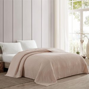 Beatrice Home Fashions Colcha de chenilla Canal, King, color rubor Beatrice Home Fashions Colcha de chenilla Canal, King, color rubor