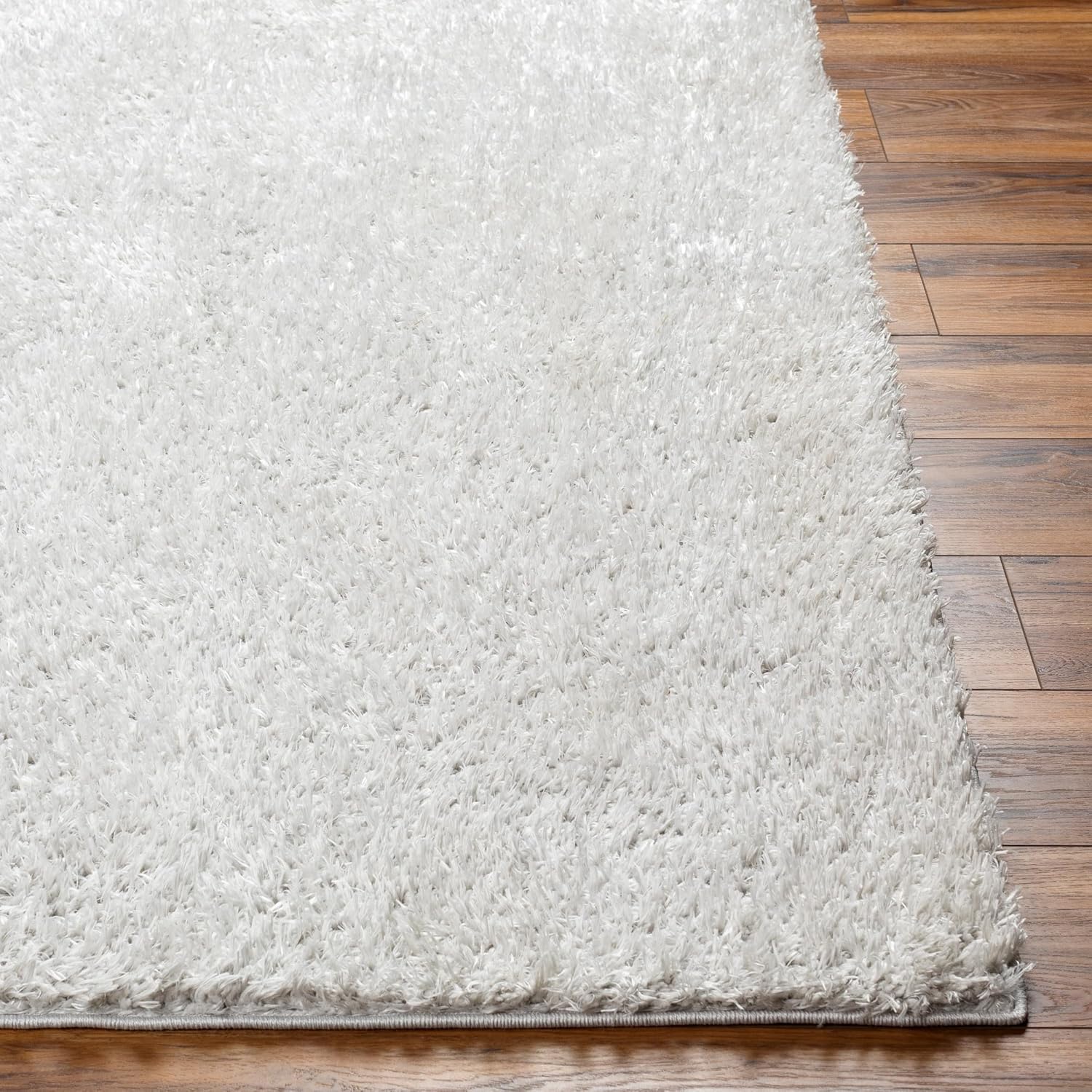 Artistic Weavers Moda Shag – Alfombra moderna de pelo largo, 7 pies 10 pulgadas x 10 pies, gris claro