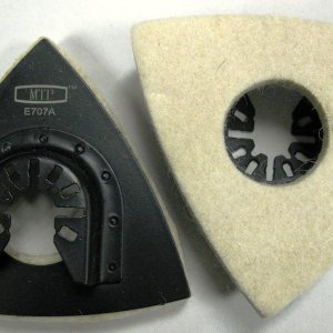 MTP TM – Almohadilla de fieltro de lana de pulido, multiherramienta oscilante, compatible con Fein Multimaster Dewalt Porter Cable Skil Black & MTP TM – Almohadilla de fieltro de lana de pulido, multiherramienta oscilante, compatible con Fein Multimaster Dewalt Porter Cable Skil Black &