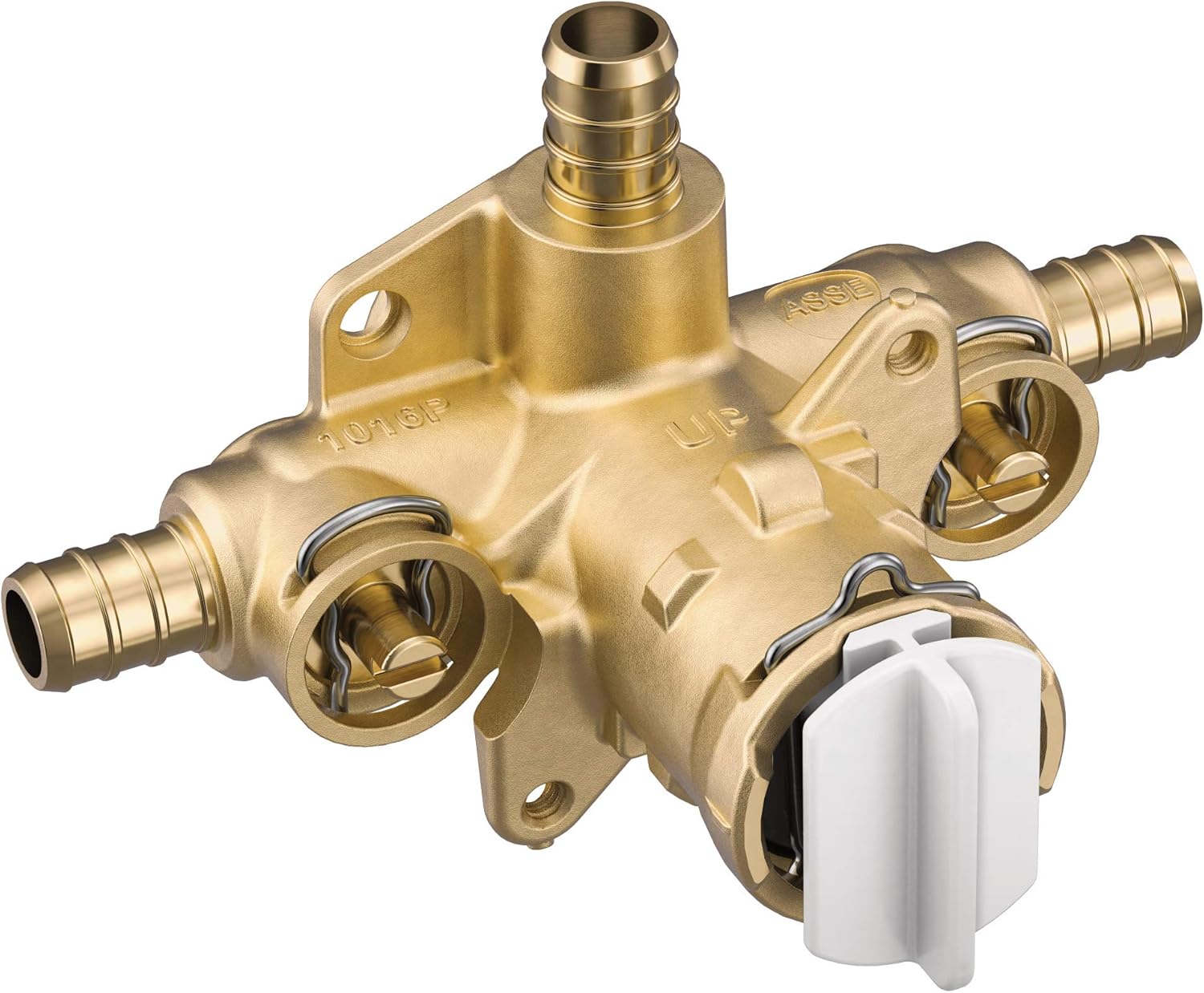 Moen FP62326PF M-Pact Posi-Temp Válvula de equilibrio de presión con conexión PEX de anillo de crimpado de 12″