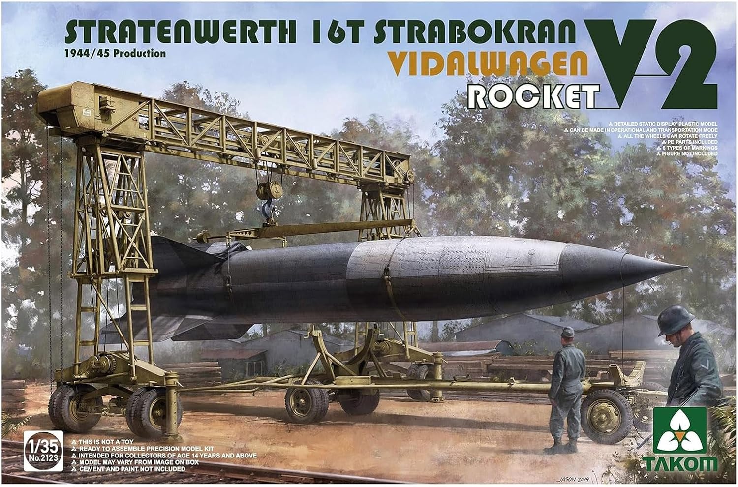 TAK2123 135 STRATENWERTH 16T STRABOKRAN, Vidal CAR Rocket V2, multicolor