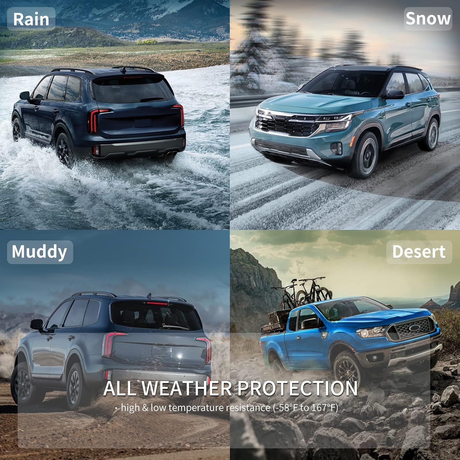 Juego completo de tapetes para todo tipo de clima y forro de carga para Hyundai Tucson 2021, 2020, 2019, 2018, 2017, 2016, para Hyundai Tucson,