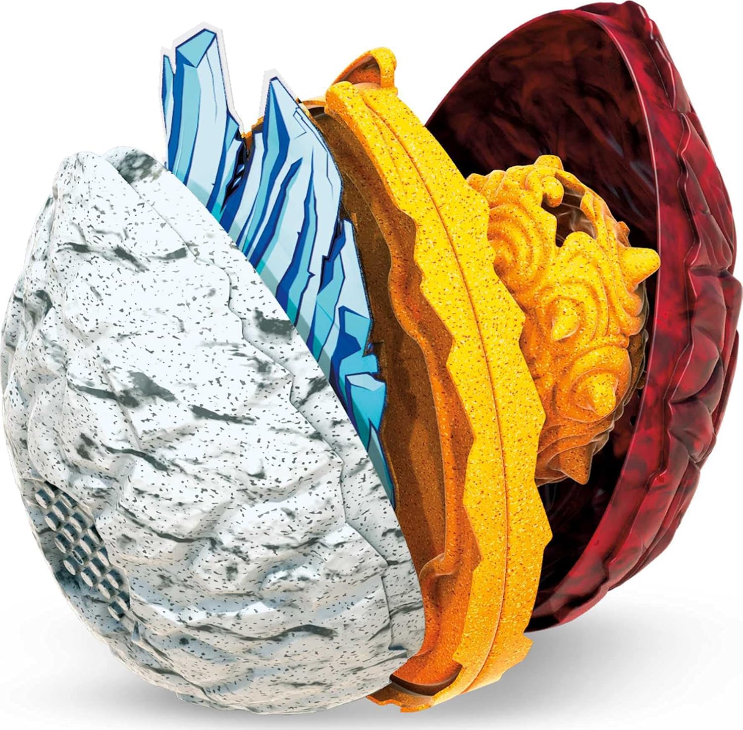 Mega Construx Breakout Beasts – Juego de construcción Fusion Beast 2 en 1 con 2 figuras para construir, slime para niños