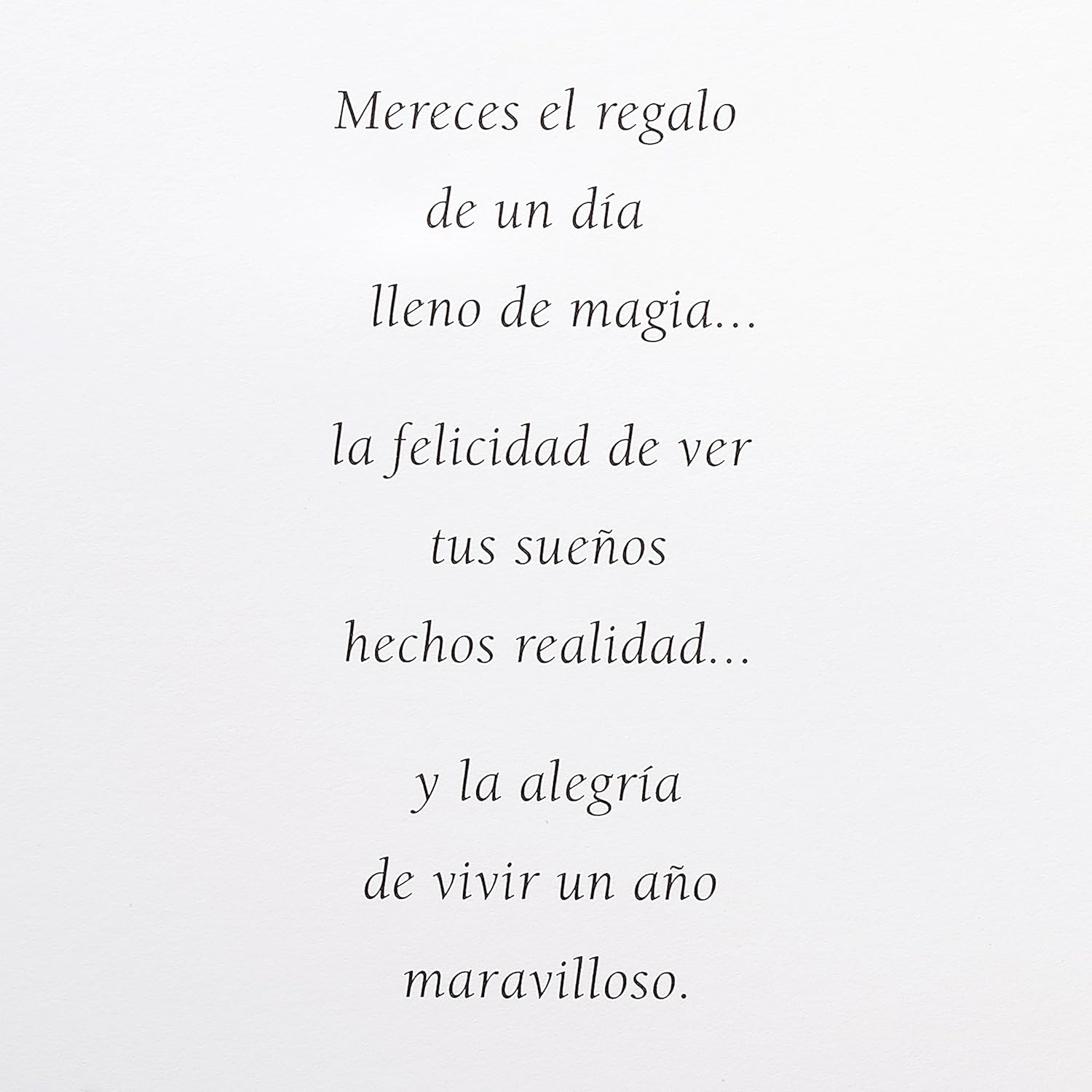 American Greetings Tarjeta de Quinceañera (Un Año Maravilloso)