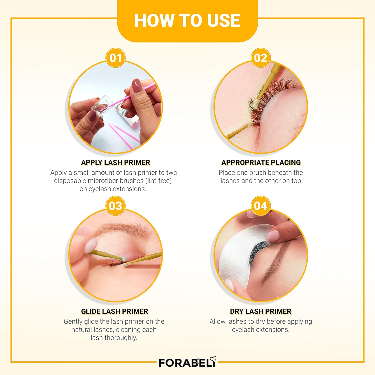 Imprimación de pestañas para extensiones de pestañas, 50ML (spray), ForabeliMejora la retención del pegamentofuerza de sujeción para pestañas