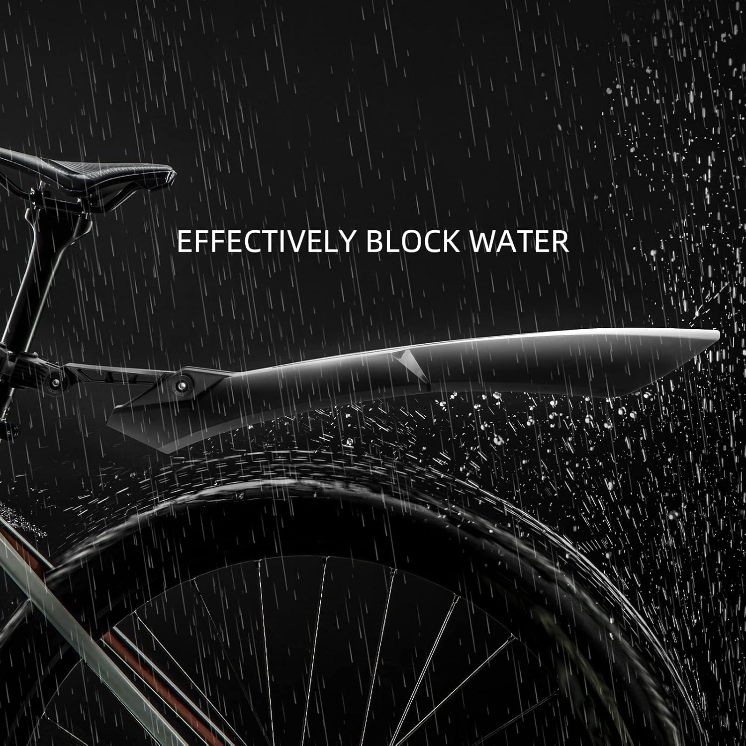 ROCKBROS Guardabarros de bicicleta ajustable MTB Fender Bike Guardabarros trasero Guardabarros Ciclismo Guardabarros